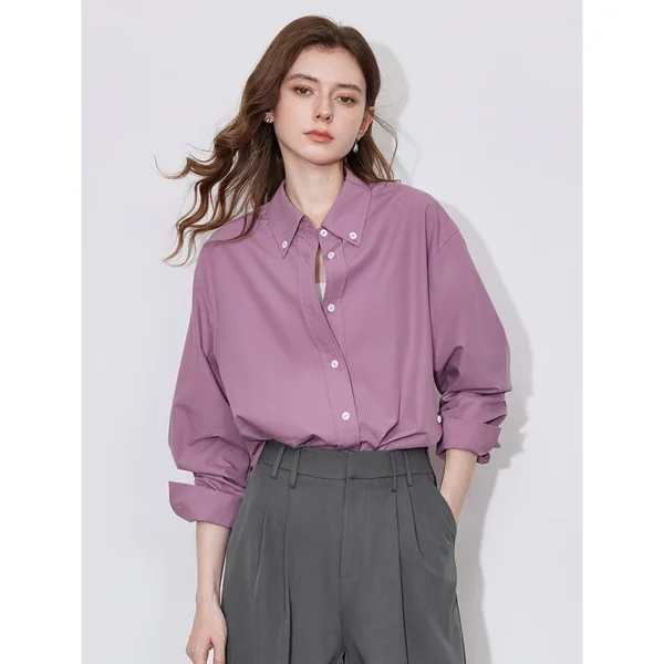 Elegant Lyocell Cotton Blouse – Spring Essential - Image 4