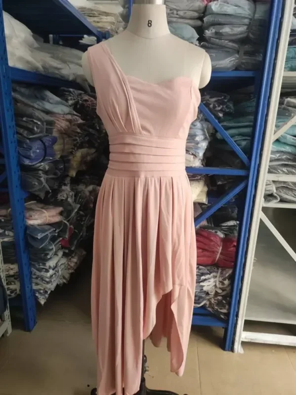 Elegant A-Line Evening Dress with Lantern Sleeves – Formal Maxi Gown for Women - Image 5