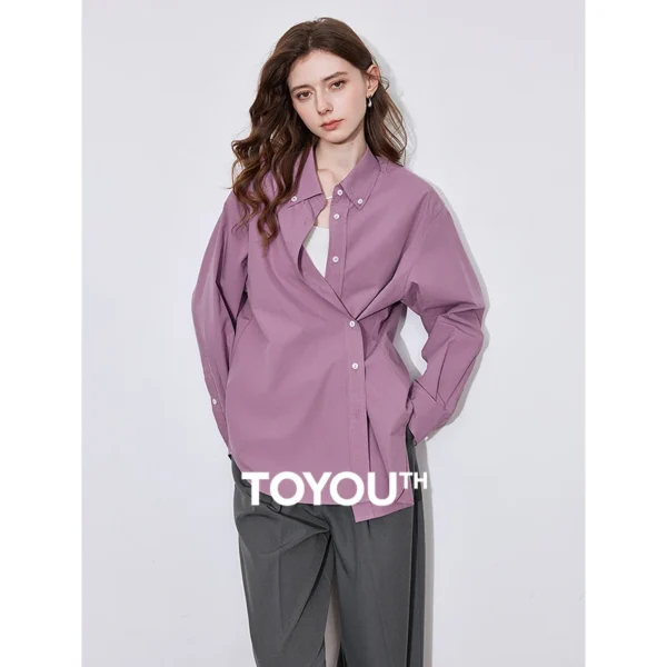 Elegant Lyocell Cotton Blouse – Spring Essential