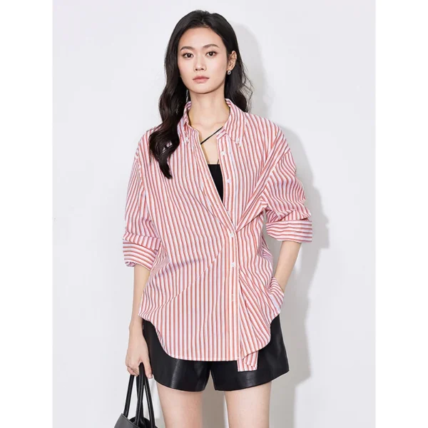 Elegant Lyocell Cotton Blouse – Spring Essential - Image 3